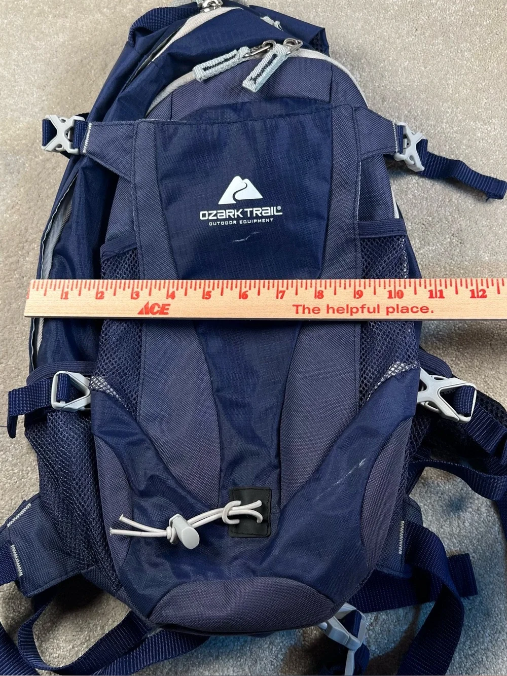 Ozark Trail Backpack Hiking Blue Lightweight